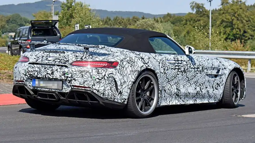 First Photos of the Mercedes-AMG GT R Roadster Reveal [UPDATE]