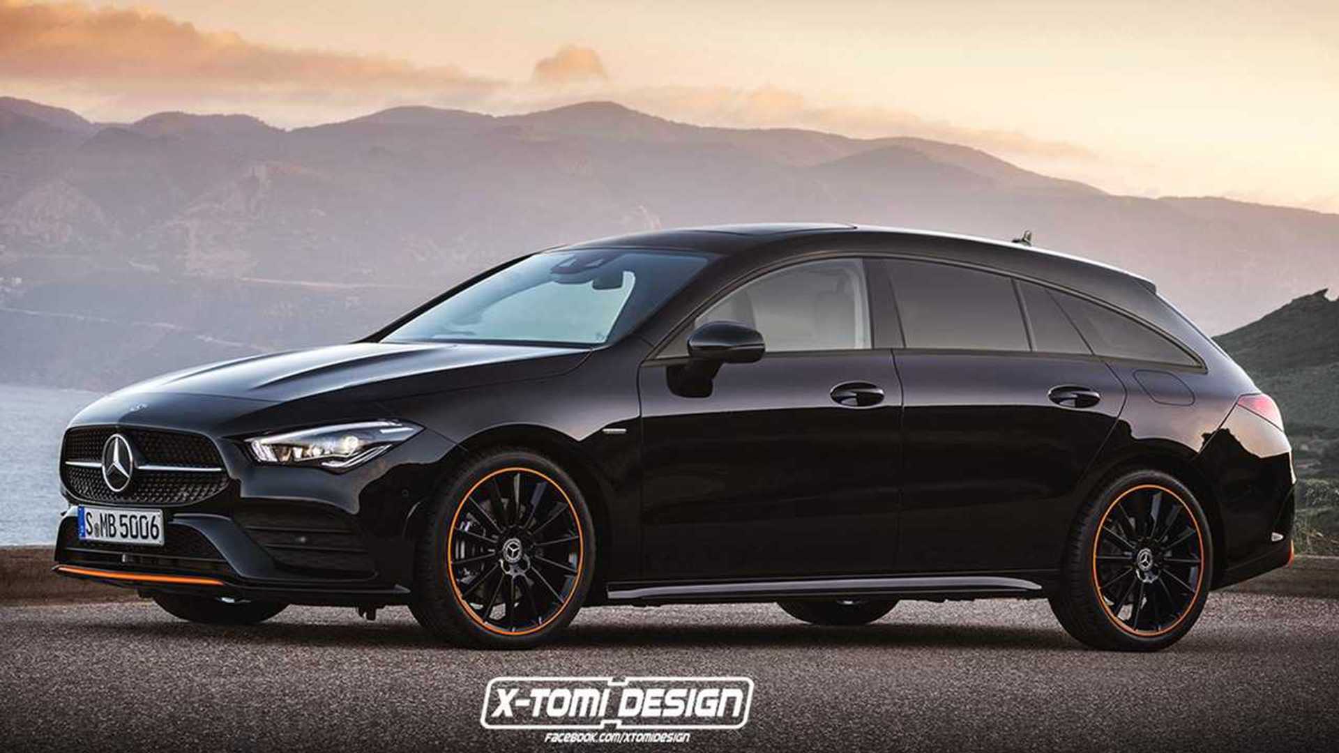 Mercedes CLA Shooting Brake Realistically Rendered