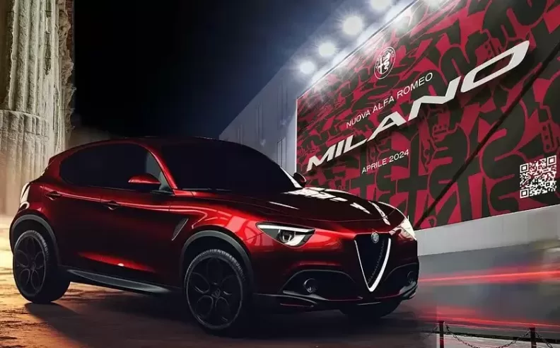 Alfa Romeo Milano was spotted in a factory