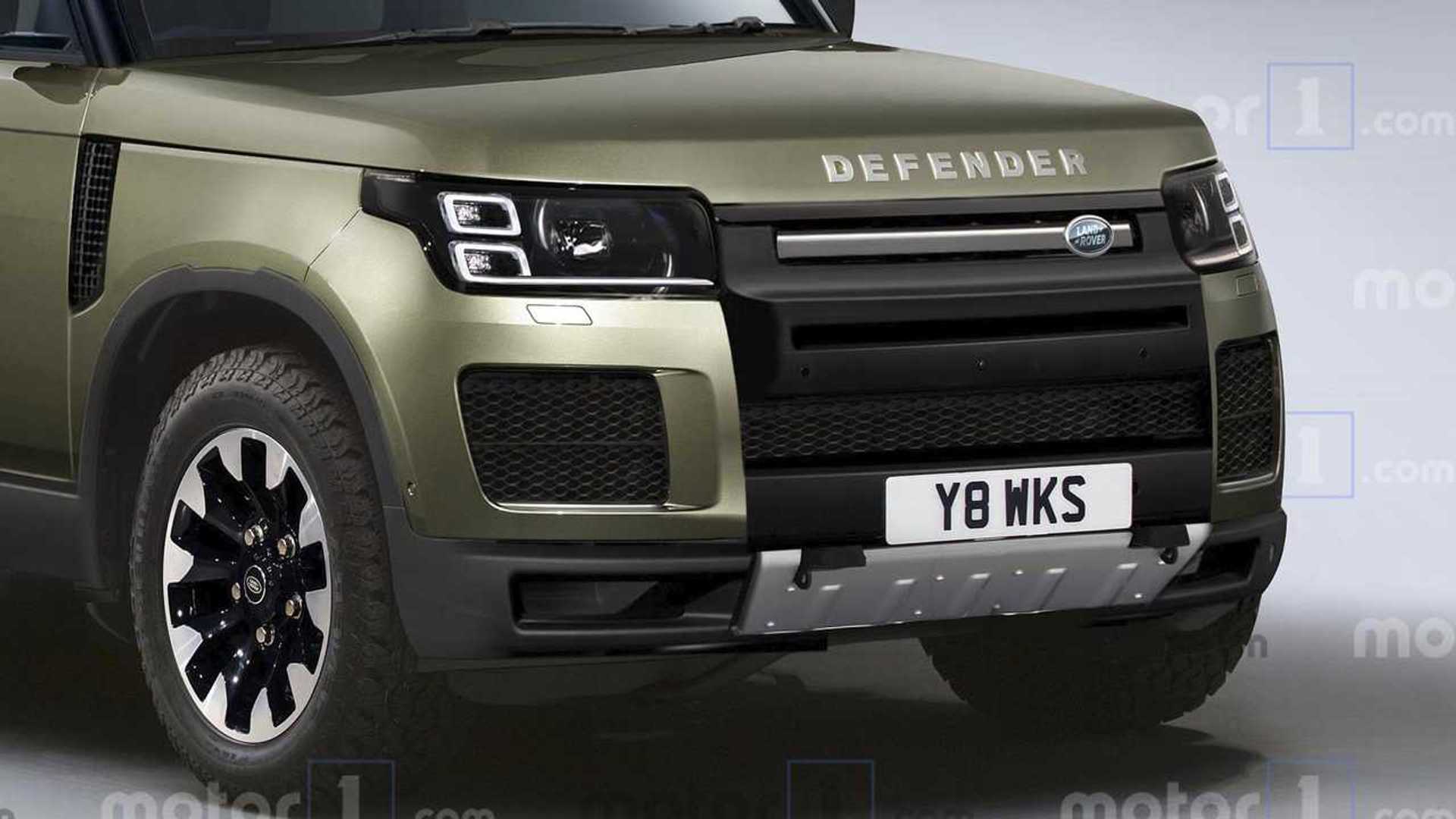 Exclusive rendering of the new Land Rover Defender: All Camo Offered