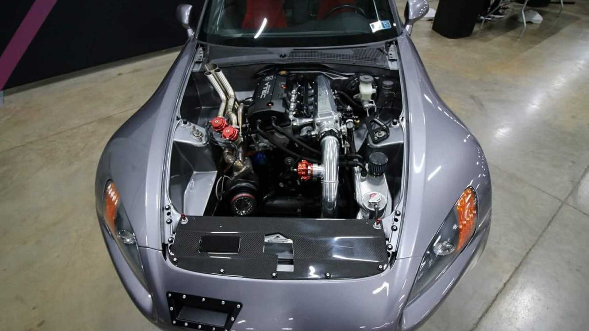 Honda S2000 with Hood-Exit Exhaust Requires a New Home