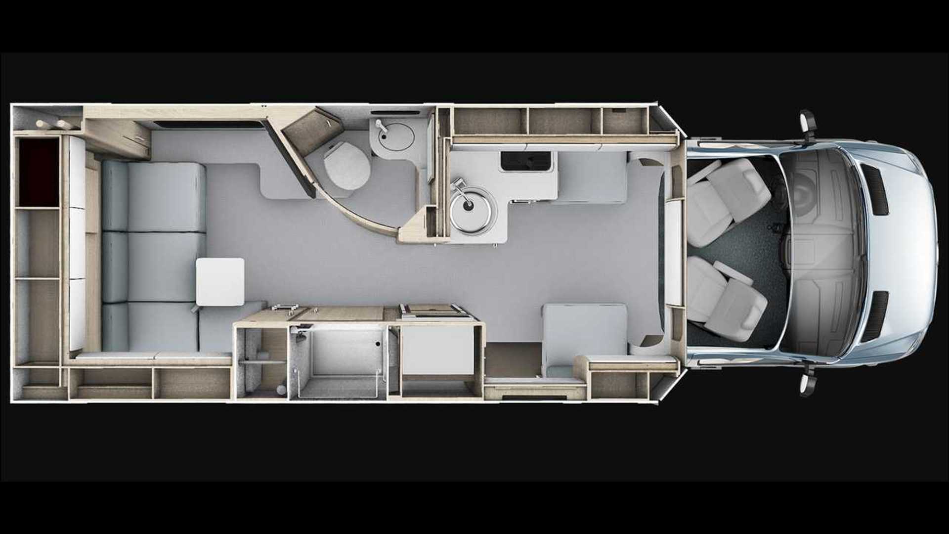 Unity RV Concept Launches with a Trick Rear Lounge Layout