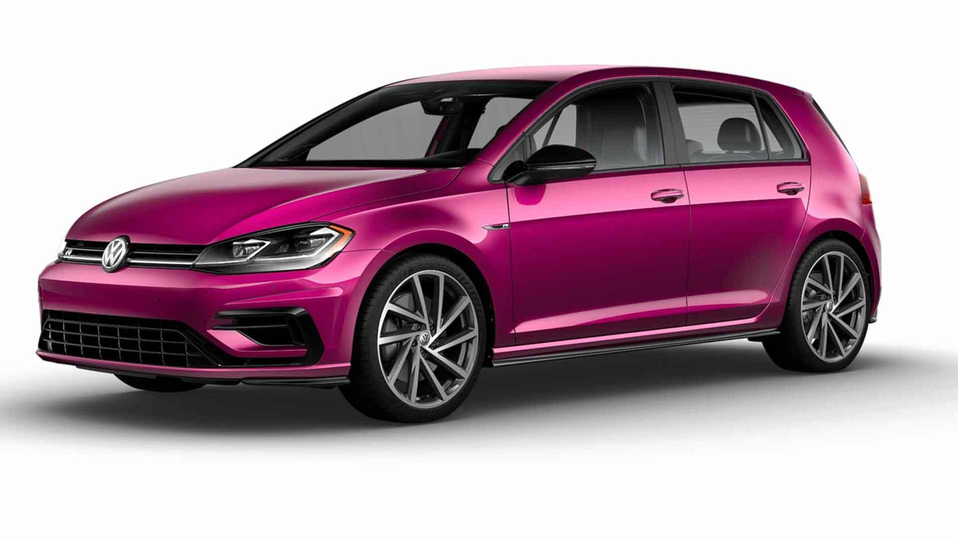 Volkswagen Golf R lets you taste the rainbow with 40 new colors