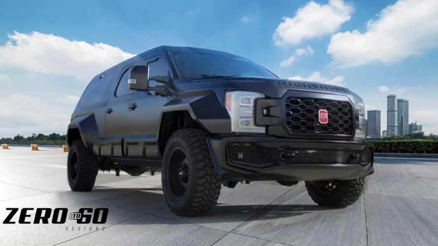 SEMA: Zero to 60 Design Debuts Sinister Ford F-350 Nighthawk