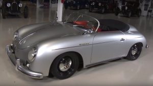 Jay Leno tests a Porsche Speedster replica equipped with an unusual engine