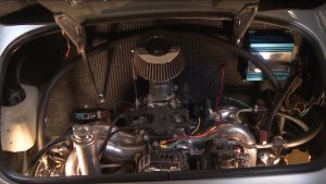 Jay Leno tests a Porsche Speedster replica equipped with an unusual engine