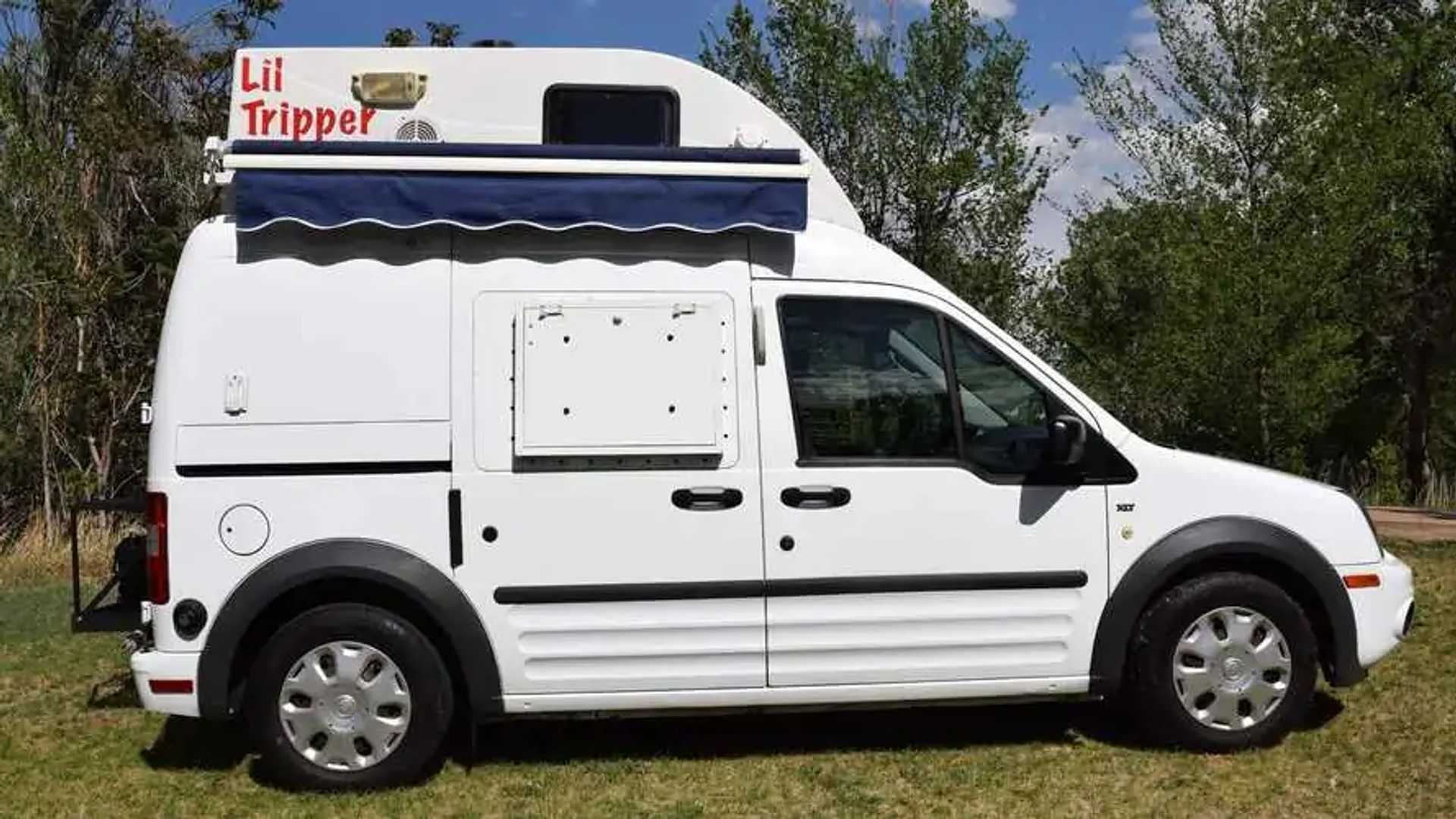 Ford Transit Connect is a fully-equipped compact camper van that's no-nonsense and completely equipped