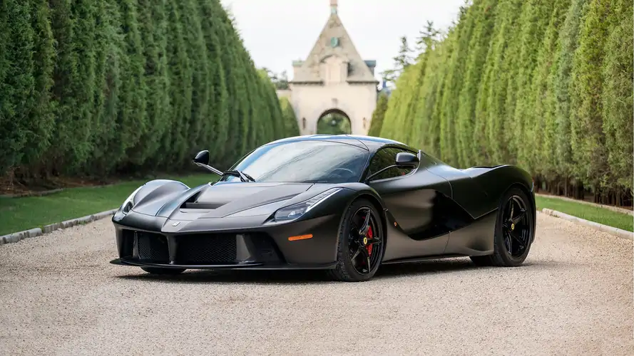 Auction: Matte black LaFerrari "horse of hell" sells for $4.7M