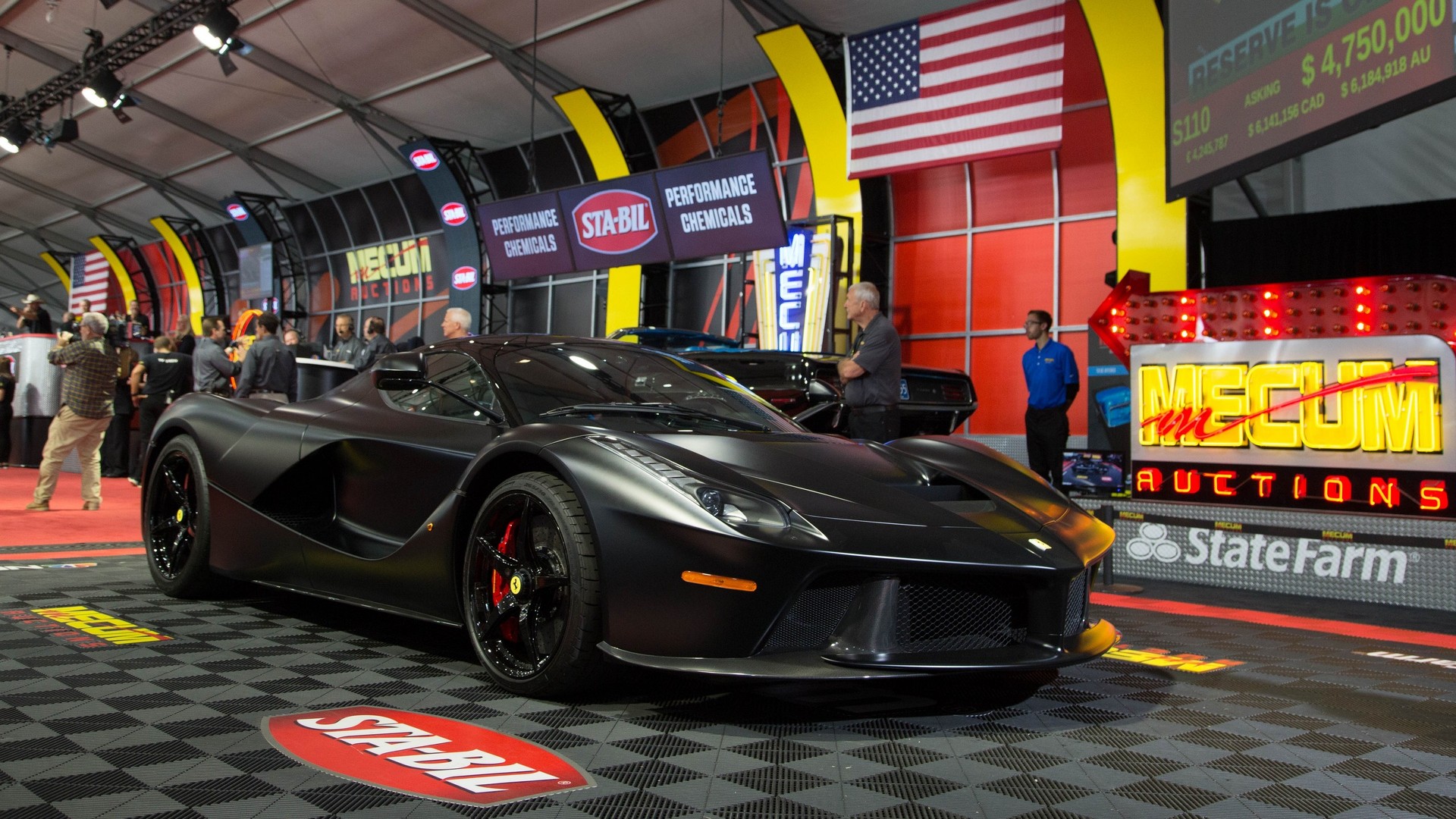 Auction: Matte black LaFerrari "horse of hell" sells for $4.7M