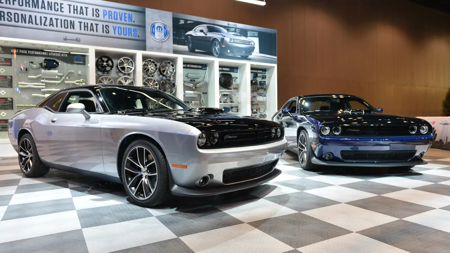 Mopar's Challenger custom-made car features two-tone hand-applied paint