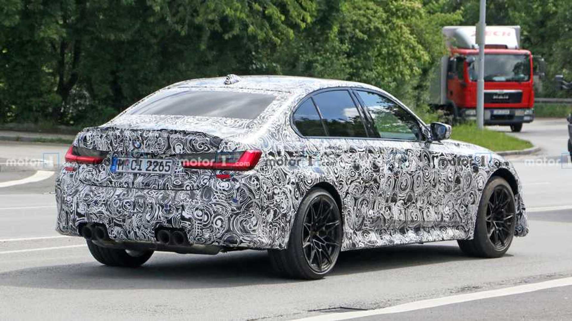 2023 BMW M3 CS Unofficial rendering Peels Away the Camo and Cladding