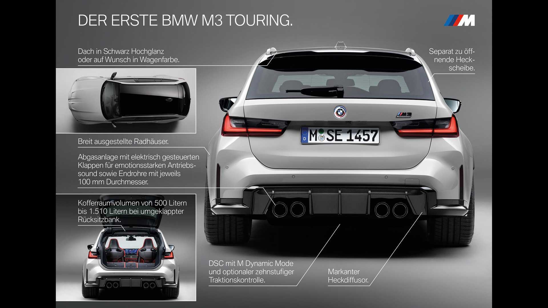 2023 BMW M3 Touring Details in Lengthy Video Debut Of The Super Wagon