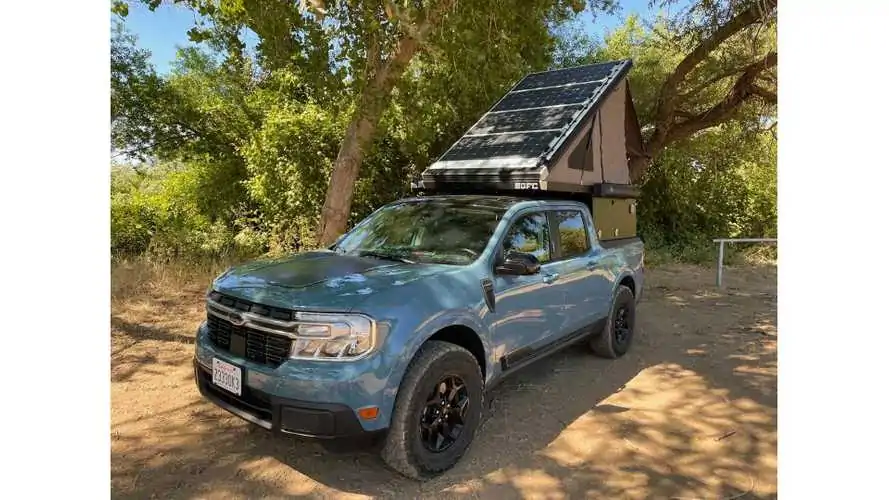 Ford Maverick gets a Slide-In Camper and Lift for Overland Makeover