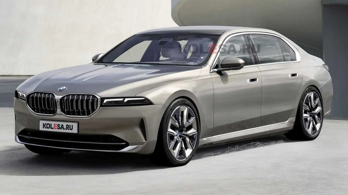 2023 BMW 7 Series Unofficial Drawings Remove the Split Headlights