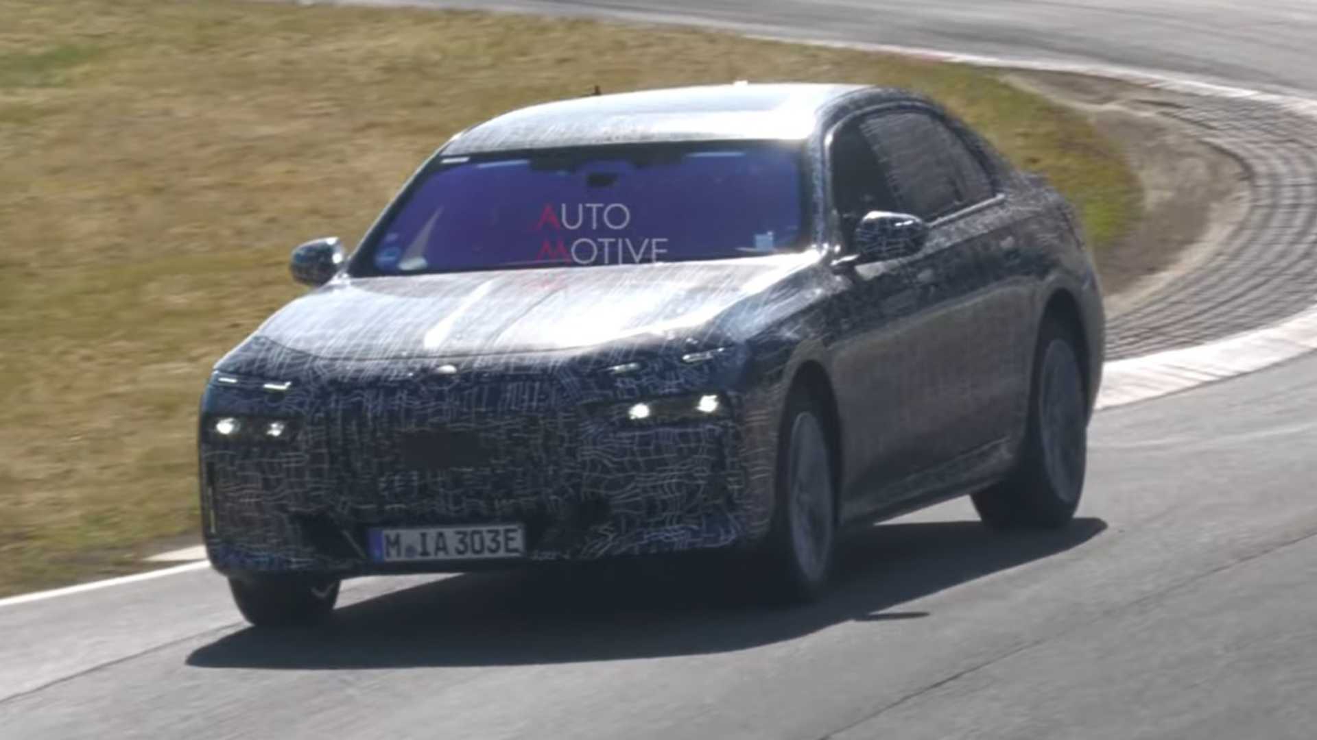 2023 BMW i7 First Debut at Nurburgring