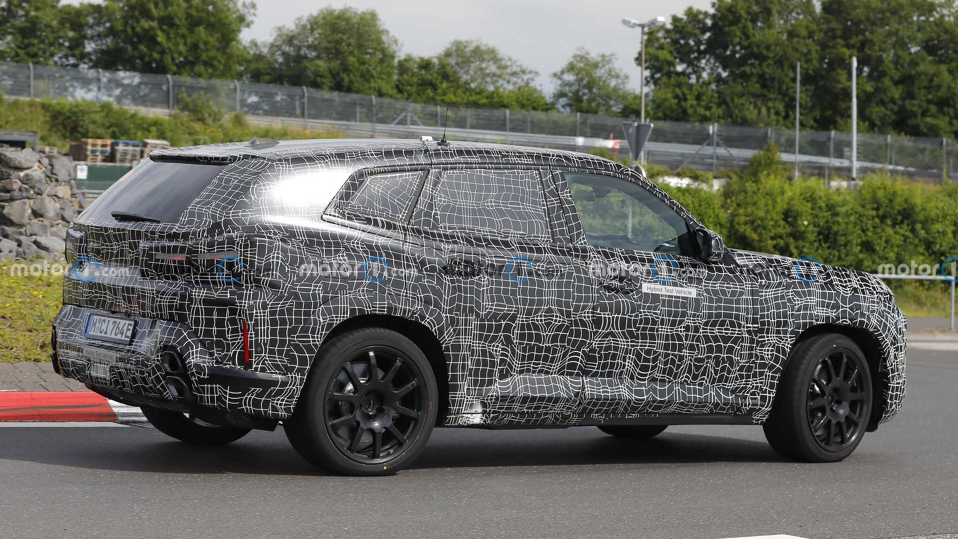 2023 BMW XM Shows Wide Hips With Thinner Camo