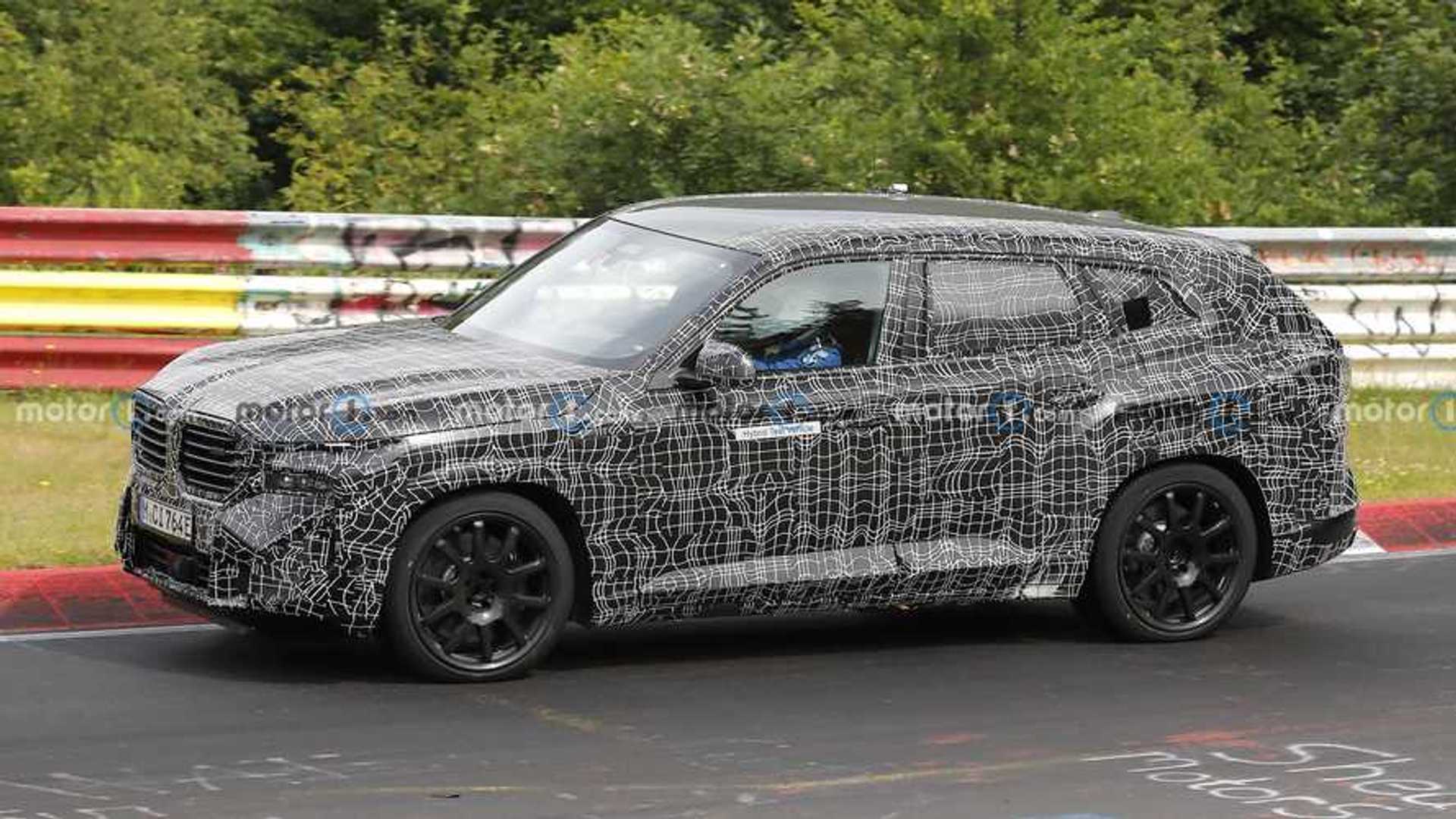 2023 BMW XM Shows Wide Hips With Thinner Camo