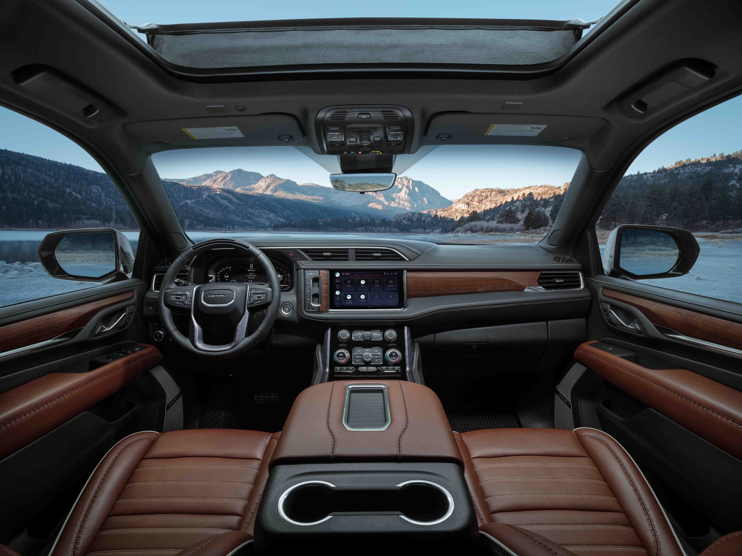 2023 GMC Yukon Denali Ultimate With Super Cruise, Grain Leder