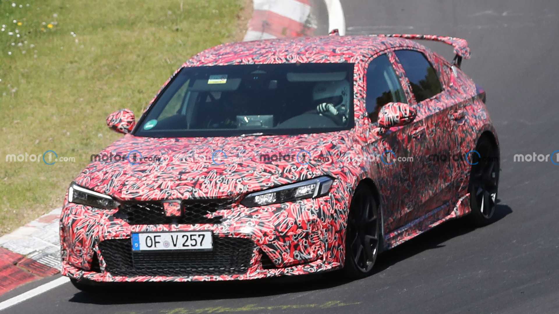 2023 Honda Civic Type R Teased Nurburgring Hot Lasp