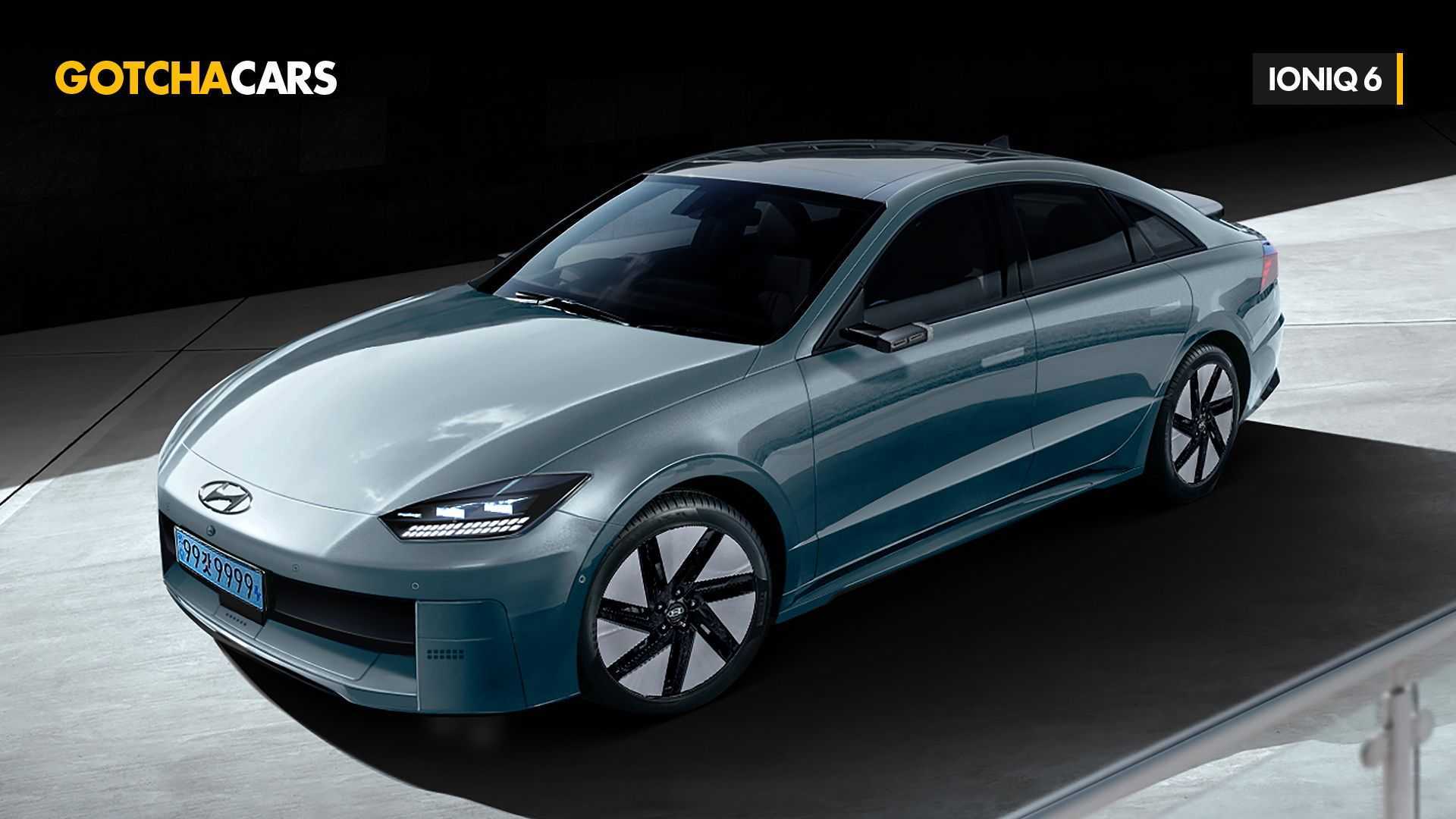 2023 Hyundai Ioniq6 Rendering Removes the Electric Sedan's Camo