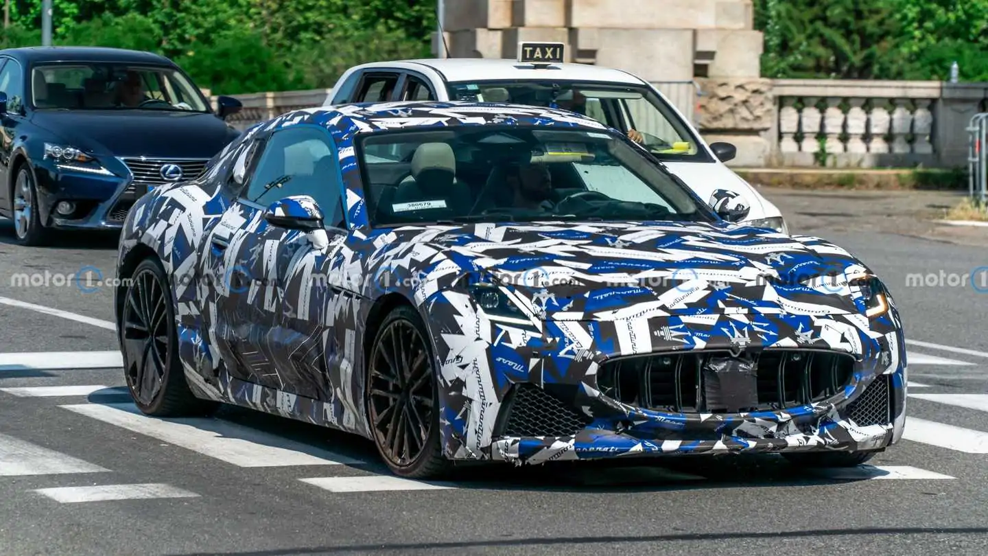 2023 Maserati GranTurismo Interior Revealed In Fresh Spy Photos