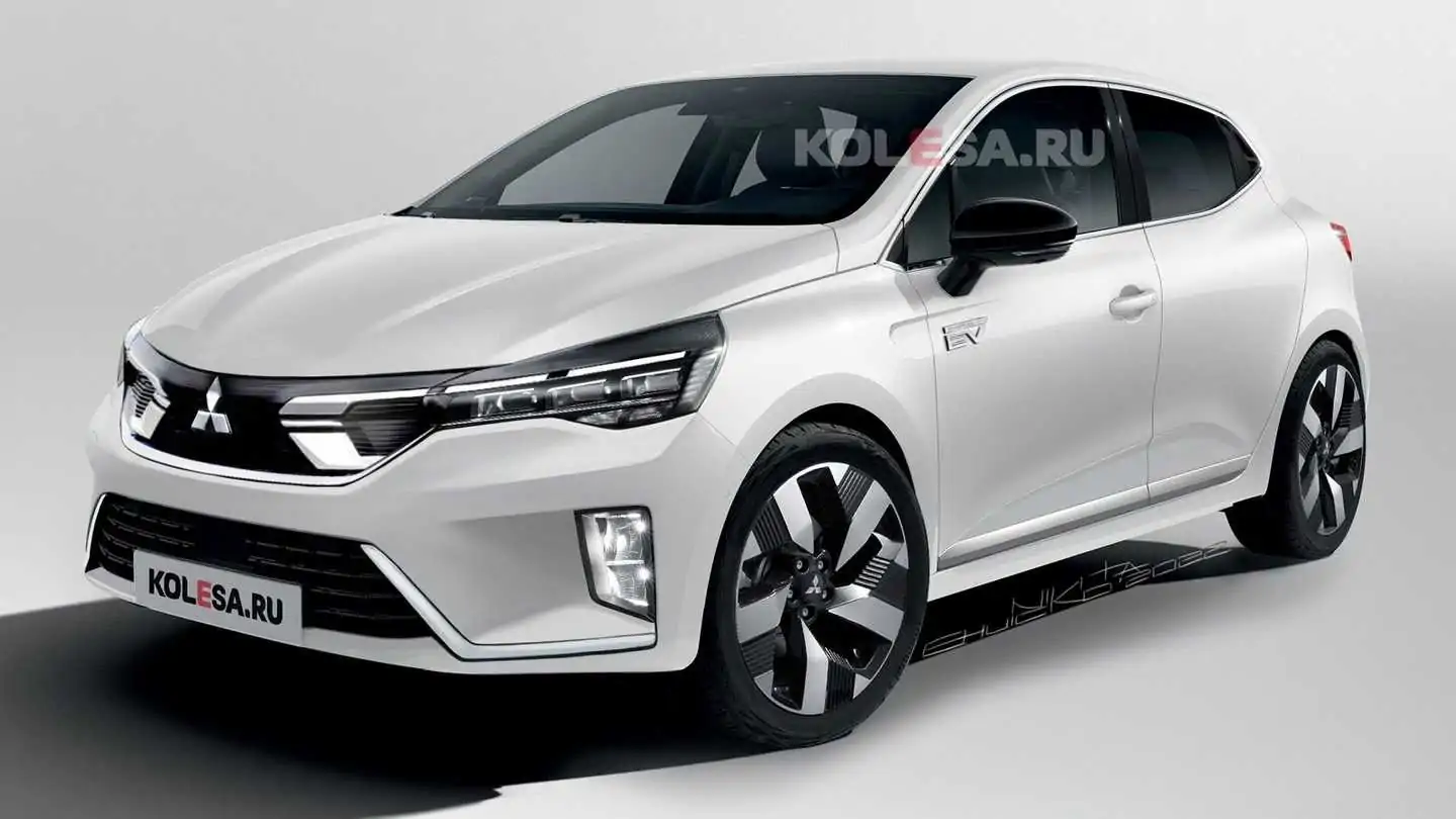 2023 Mitsubishi Colt Rendered Based on Teaser Looks Familiar