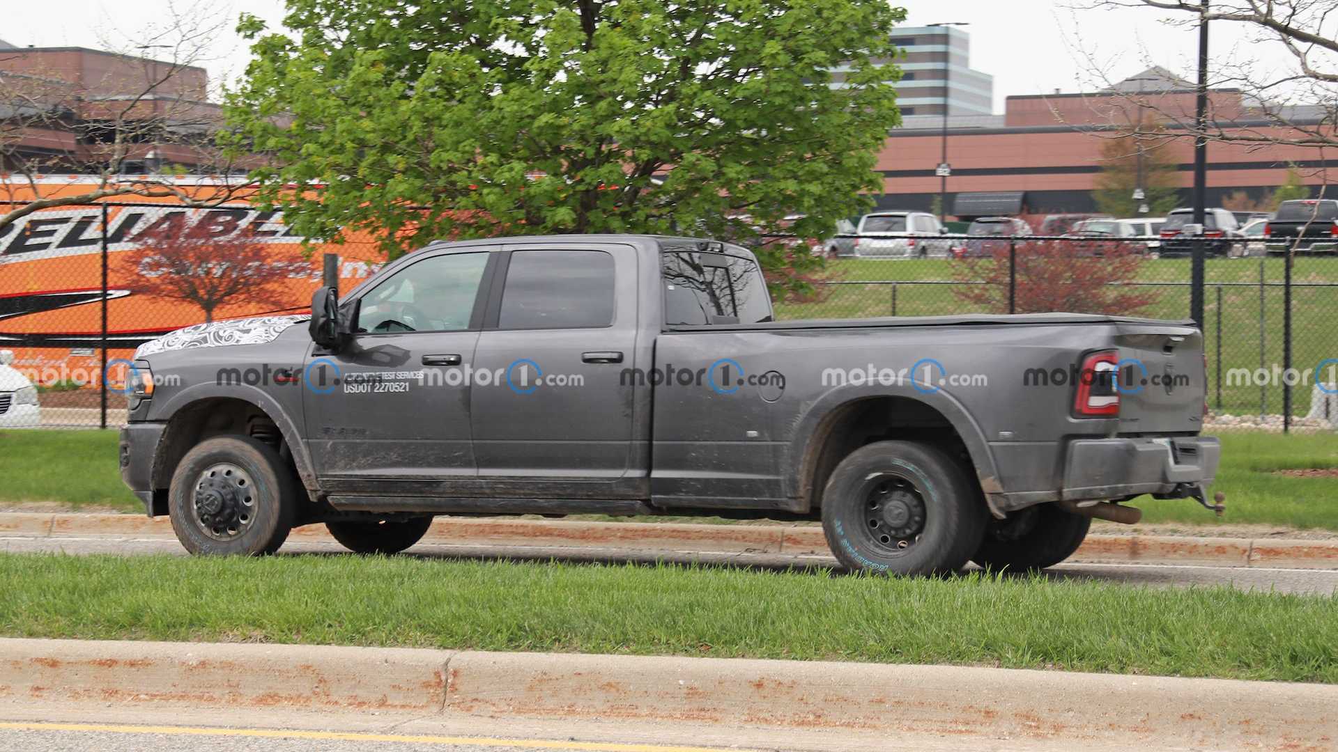 2023 Ram 3500 Spied Hidden Subtle Refreshment, Testing New Tech