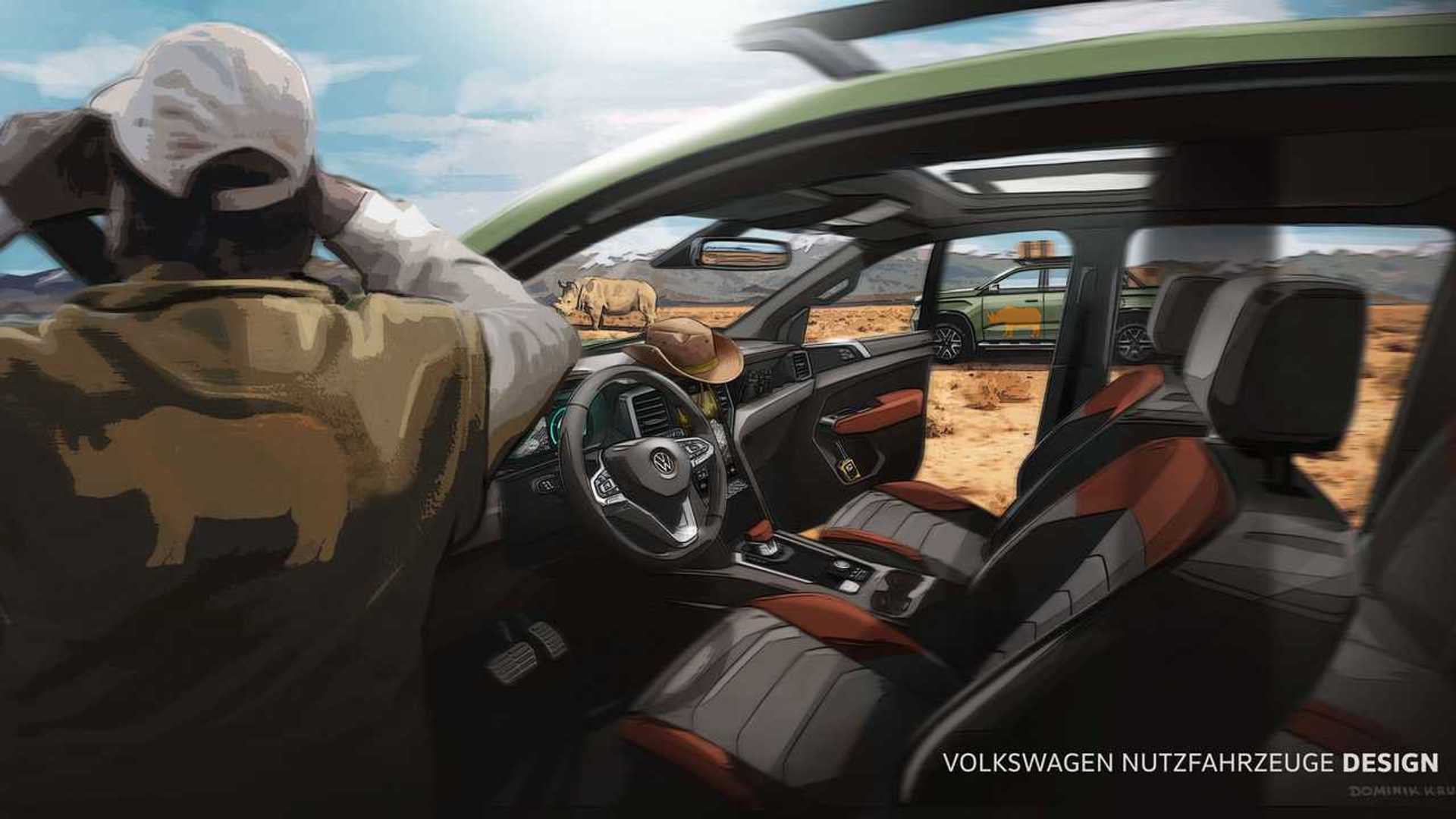 2023 VW Amarok's Big Infotainment Systems Teased, Looks Very Familiar