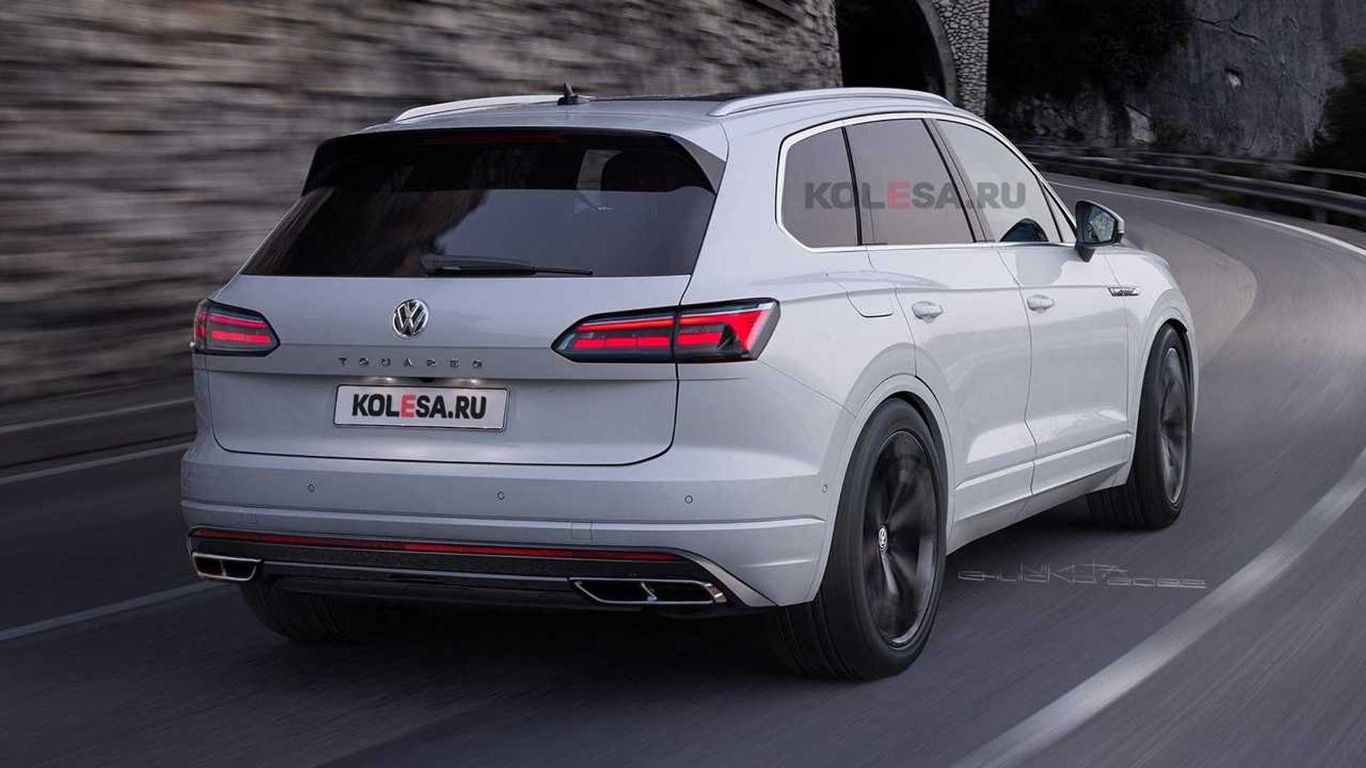 Based on The First Spy Photos, 2023 VW Touareg Facelift Revised