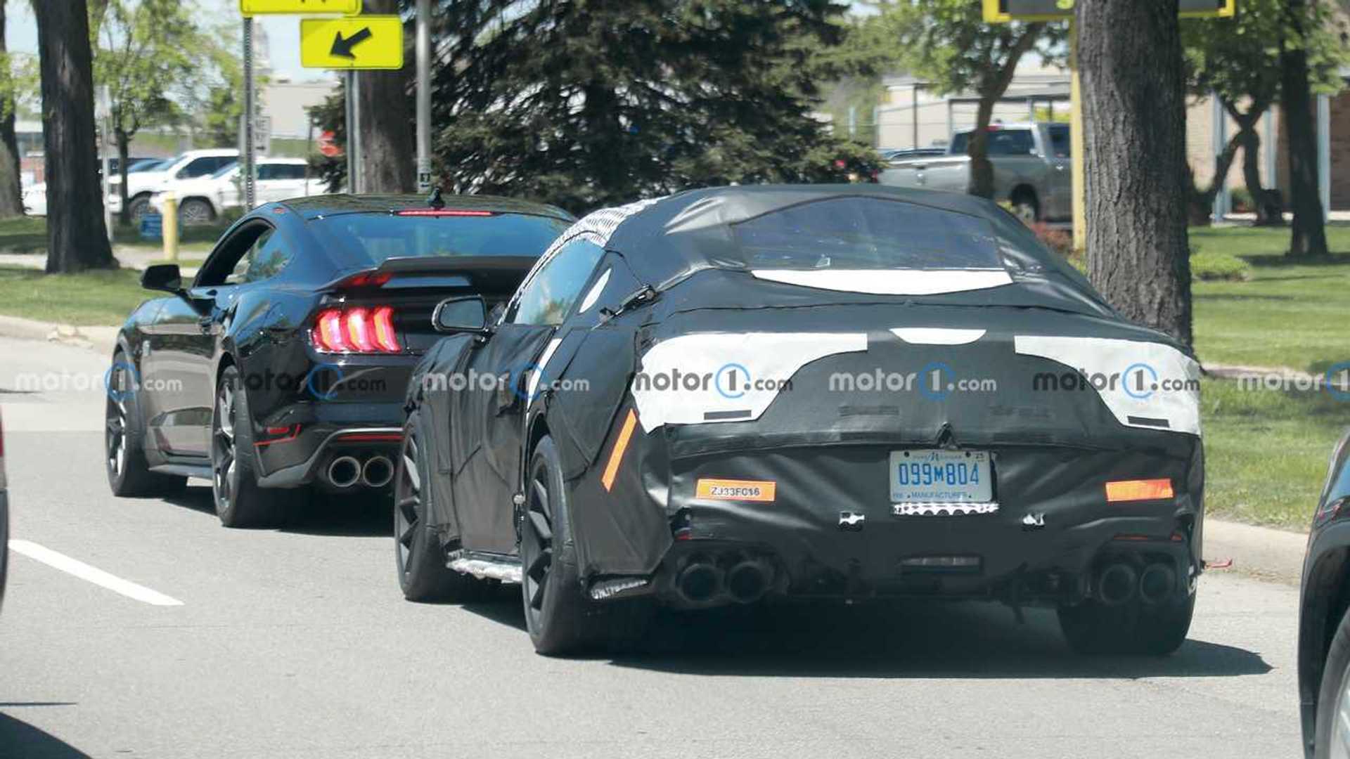 2024 Ford Mustang Spy Video Finds Pony Car At High Altitude