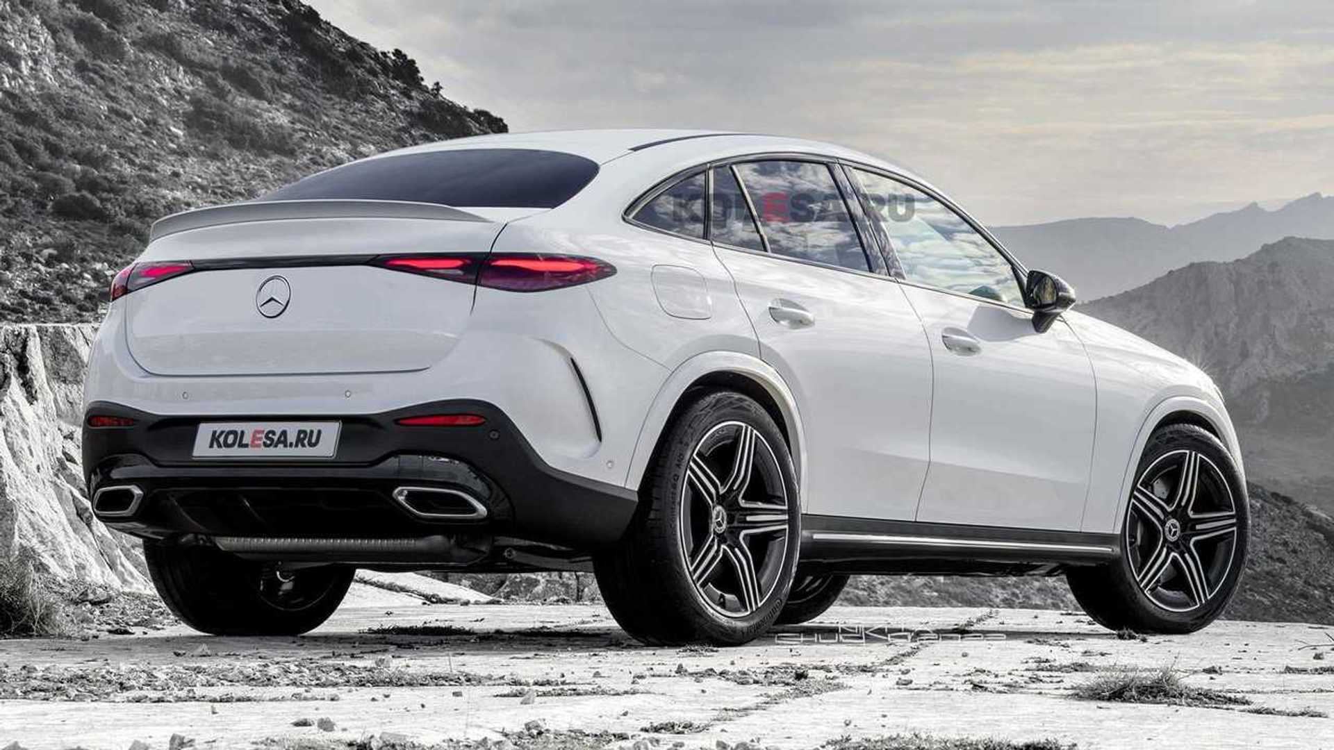 2024 Mercedes GLC Coupe Renovated Based on The New GLC