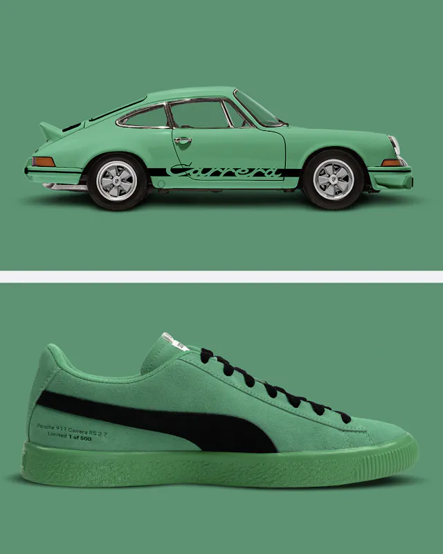 Porsche and Puma Celebrate Porsche 911 Carrera RS 2.7's 50th Anniversary with Shoes