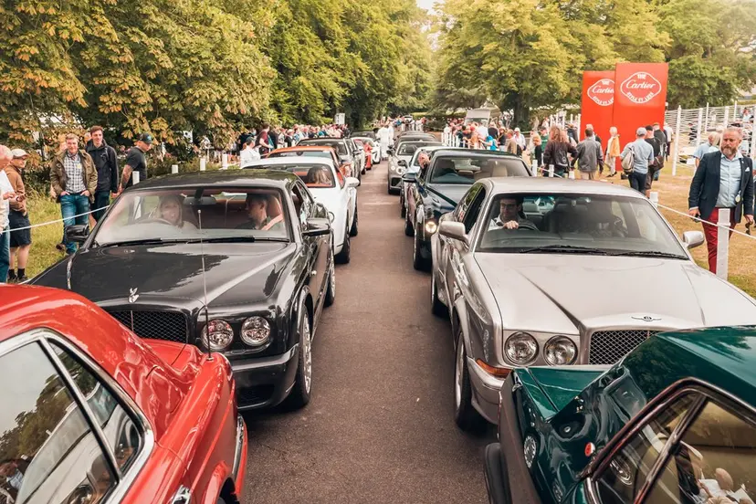 Bentley Presents 40 Years of Turbocharged Models at Goodwood