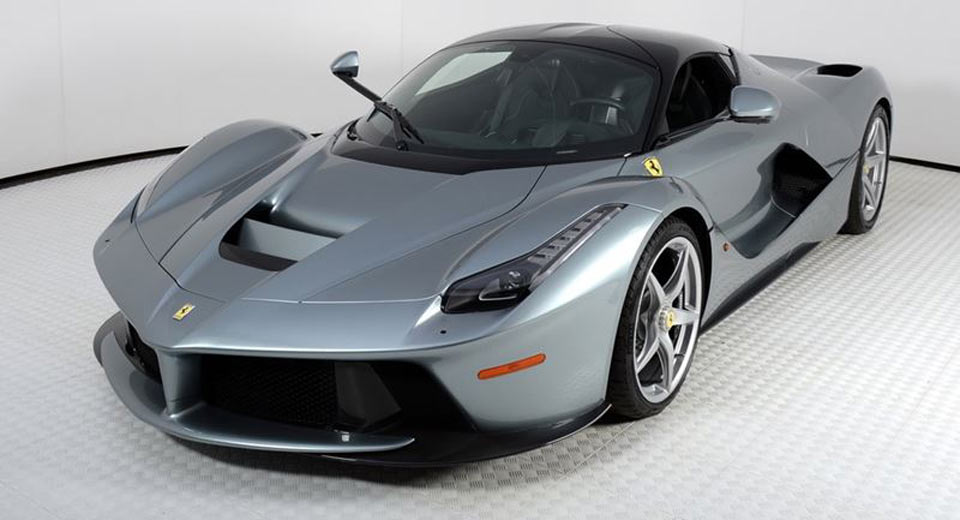 For $4M, the Titanium Silver Ferrari LaFerrari looks like precious metal