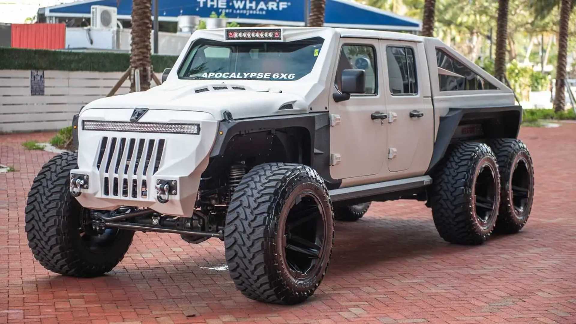 Apocalypse Manufacturing unveils a haunting new face for Jeep 6x6