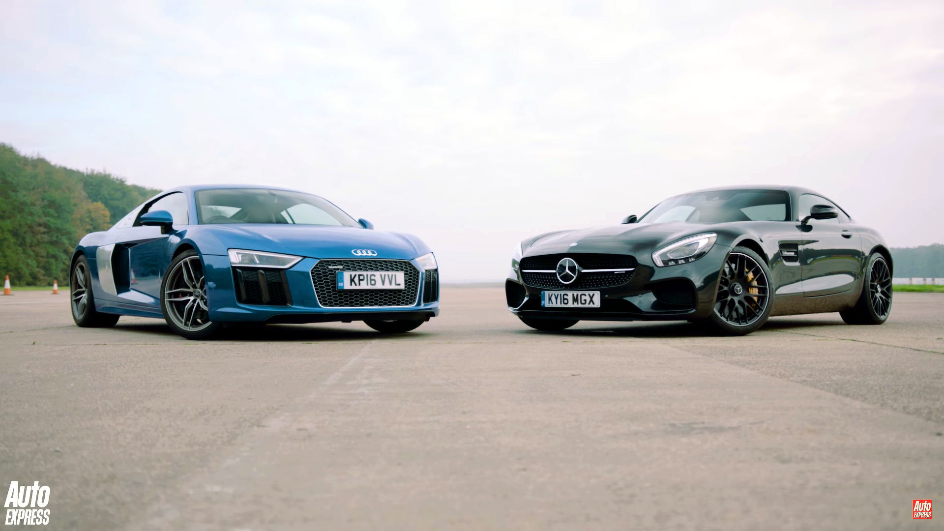 Mercedes-AMG GTS and Audi R8 V10 face off with amazing results