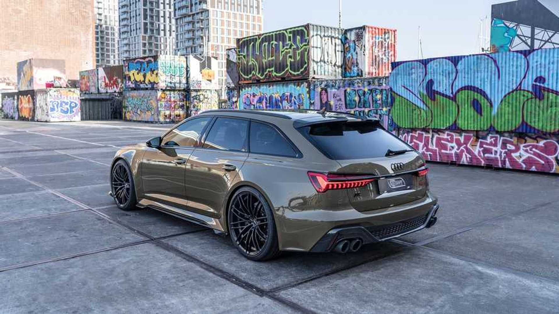 Audi RS6 Avant Tactical Green With ABT Mods Borders On Perfection