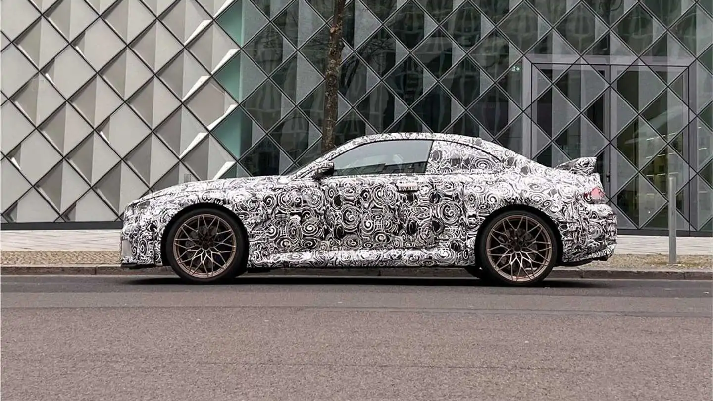 2023 BMW M2 Teaser Photos Preview M4's Upcoming Little Brother