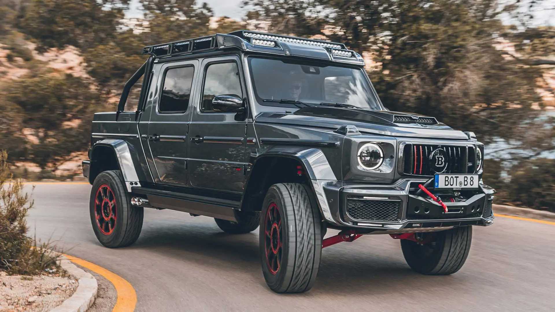 Brabus Unveils AMG-G63 Pickup Truck With Nearly 9000 Horsepower