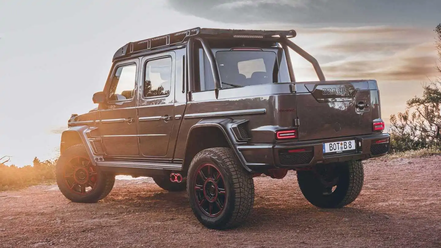 Brabus Unveils AMG-G63 Pickup Truck With Nearly 9000 Horsepower