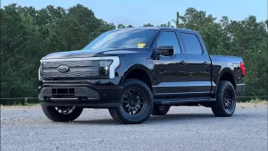 The Ford F-150 Lightning looks cool, but it has a lot less range.