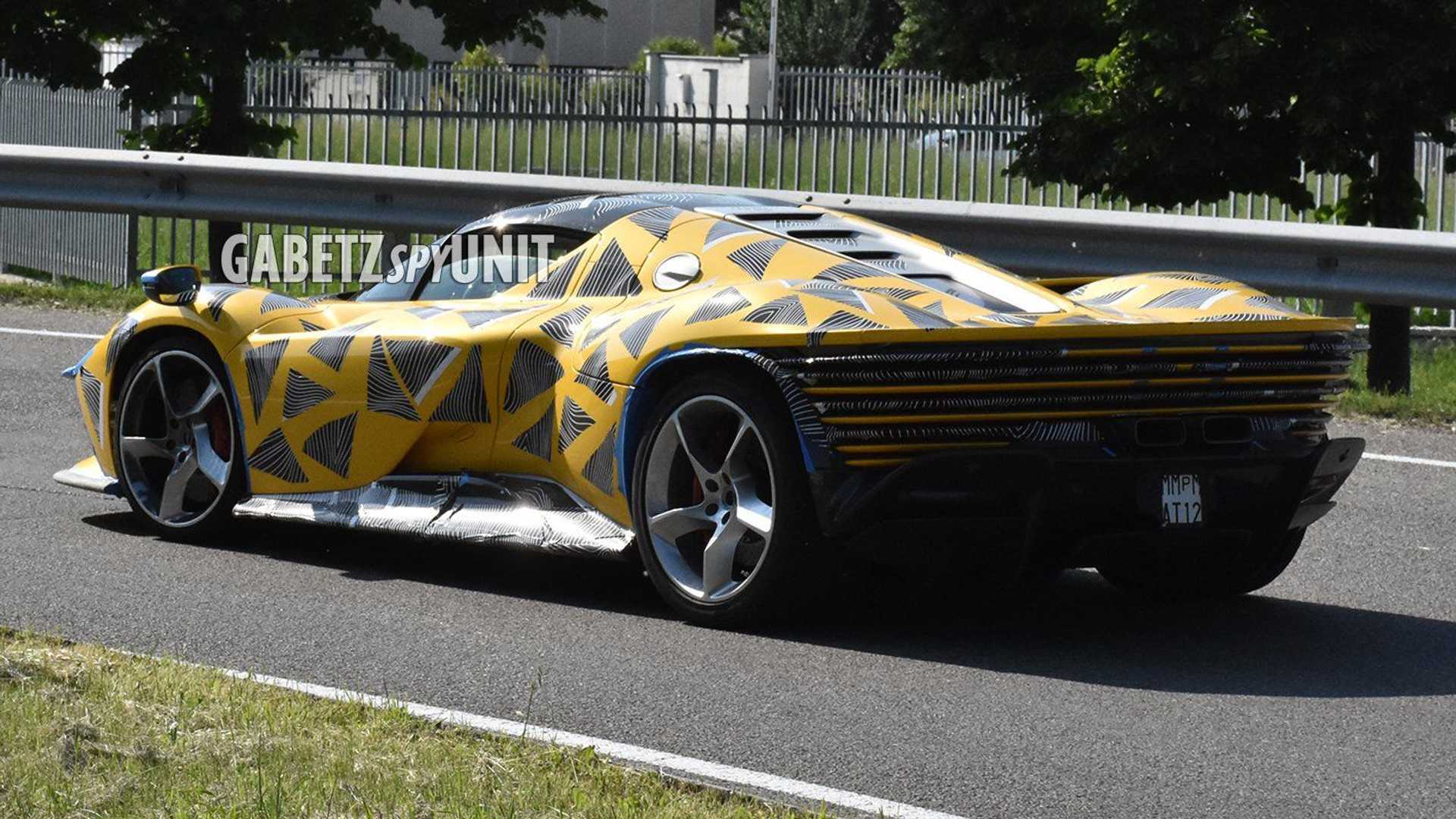 Ferrari Daytona SP3 Featured With Cool, Pointless Camo