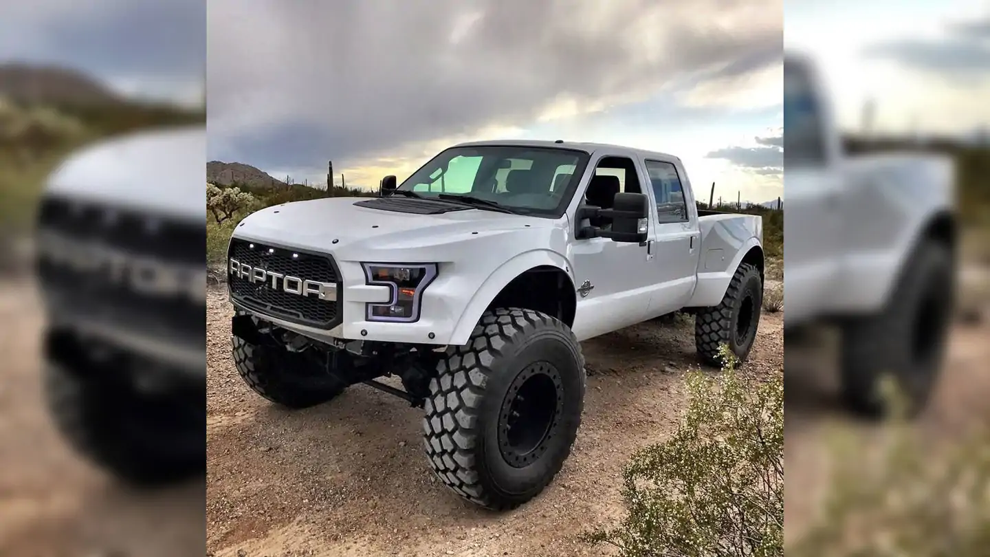 Ford F-250 Mega Raptor Has 46-inch Tires, Takes No Prisoners