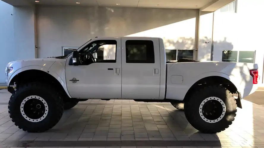 Ford F-250 Mega Raptor Has 46-inch Tires, Takes No Prisoners