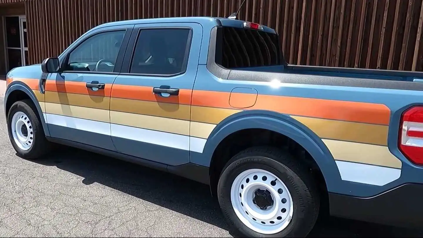 Ford Maverick Goes Retro With A 1970s-Inspired Retro Makeover