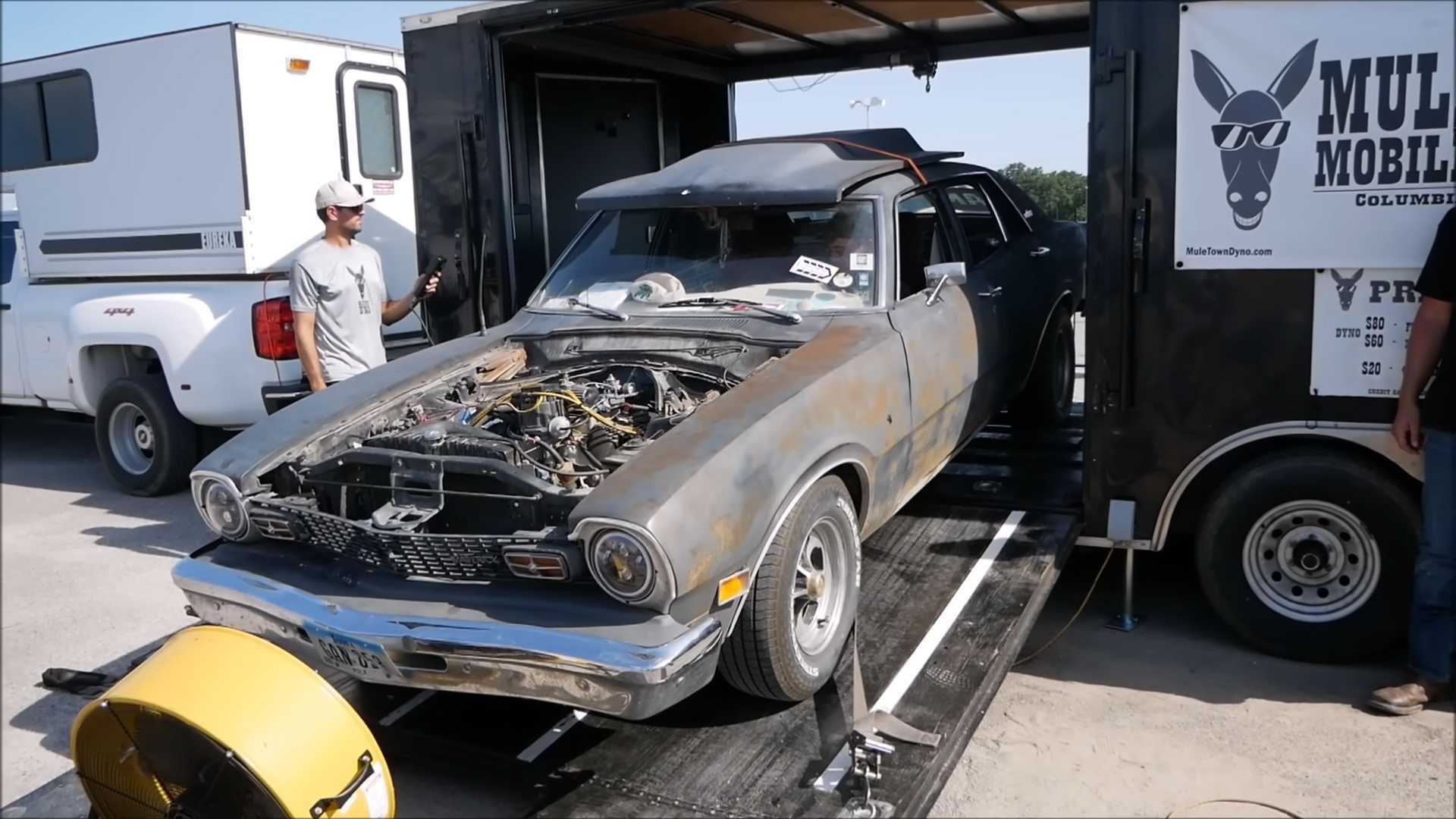  Old Ford Maverick V8 with Lawn Mower Carb