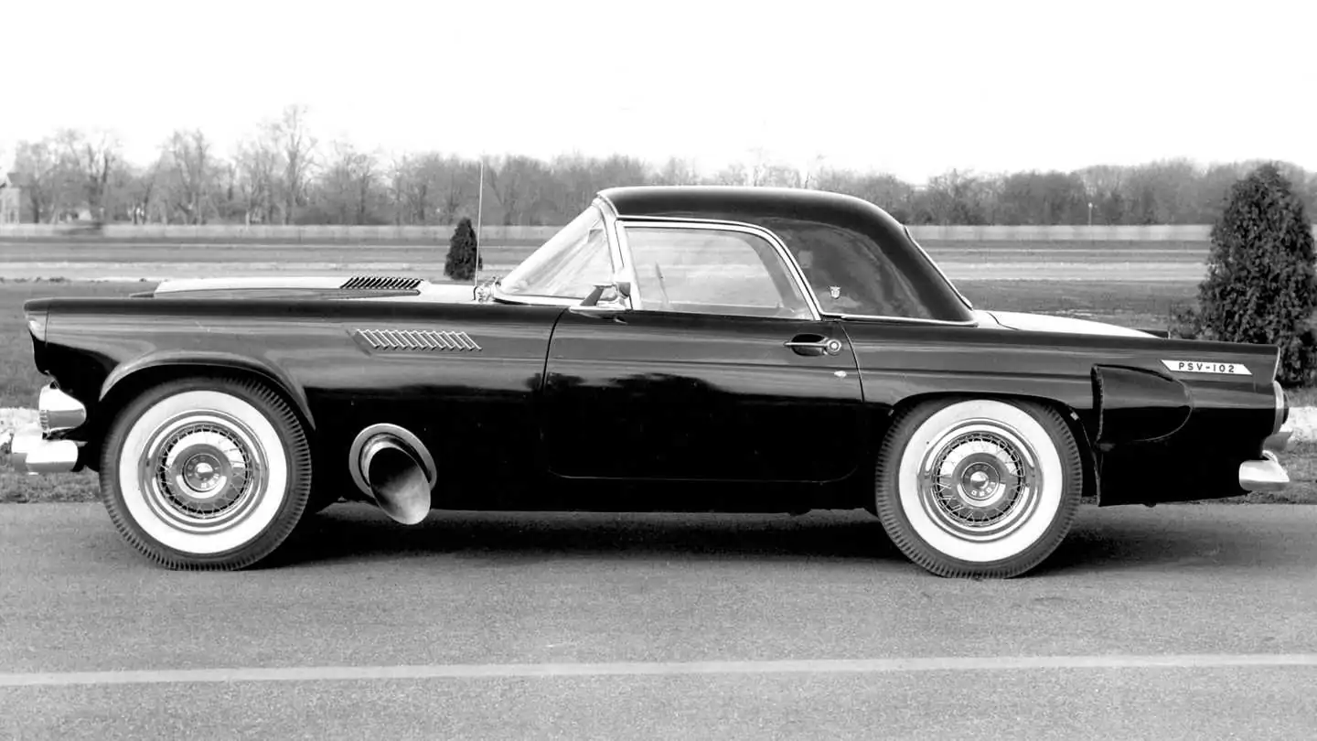 Ford Created A Thunderbird With A Boeing Gas Turbine Motor In The 1950s