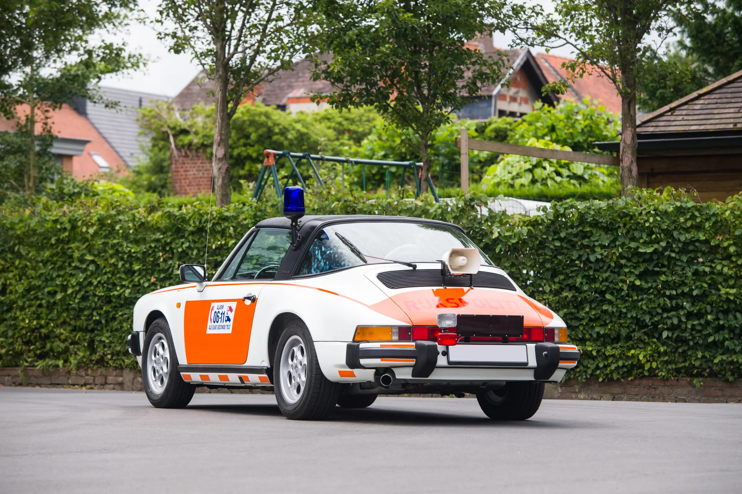 1989 Porsche 911 Targa Dutch police car up for auction