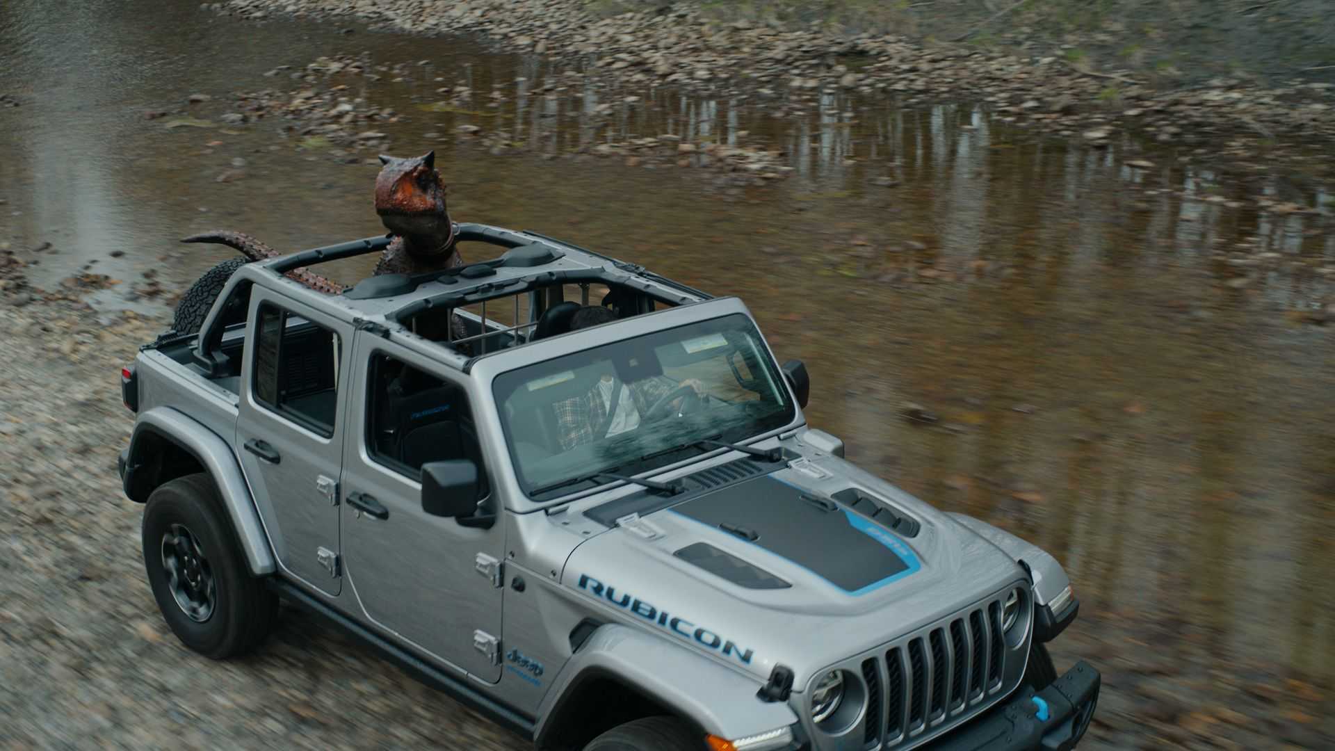 Jeep Has A Jurassic World Dominion Pet Dinosaur