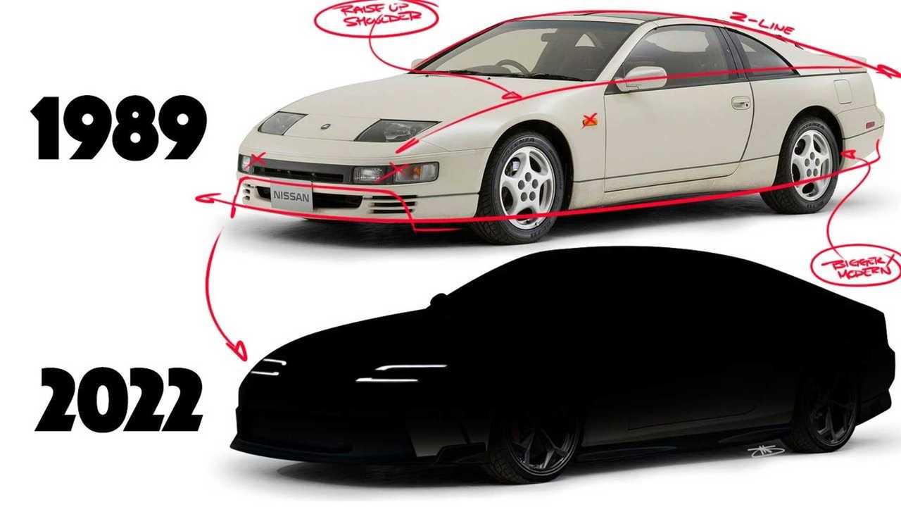 nissan 300zx: a modern rendering might make you forget about new z